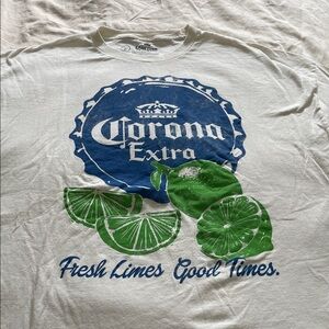 Corona Extra Blue and Green Graphic Tee
